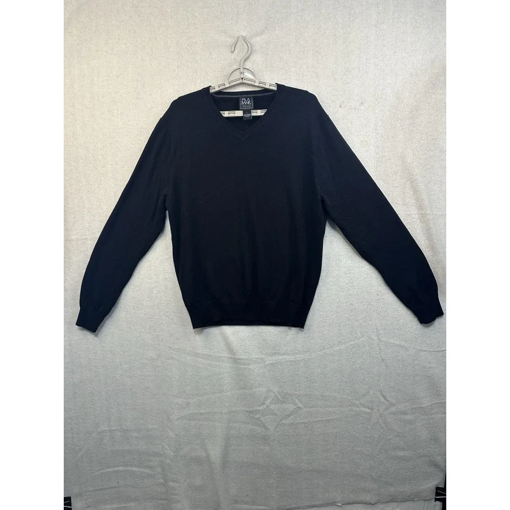 Jos A Bank Traveler Sweaters Men's Large Set‎ Of Two Pima Cotton V-Neck